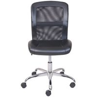 Mainstays Vinyl and Mesh Task Office Chair, Black - High shops Quality & Durable