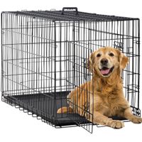 Wholesale Refurbished BestPet TY-PC600-BLACK Double-Door Metal Dog ...