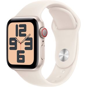 Apple Watch SE 2 Cell 40mm Starlight Aluminum - Starlight Sport Band MXFY3LL/A