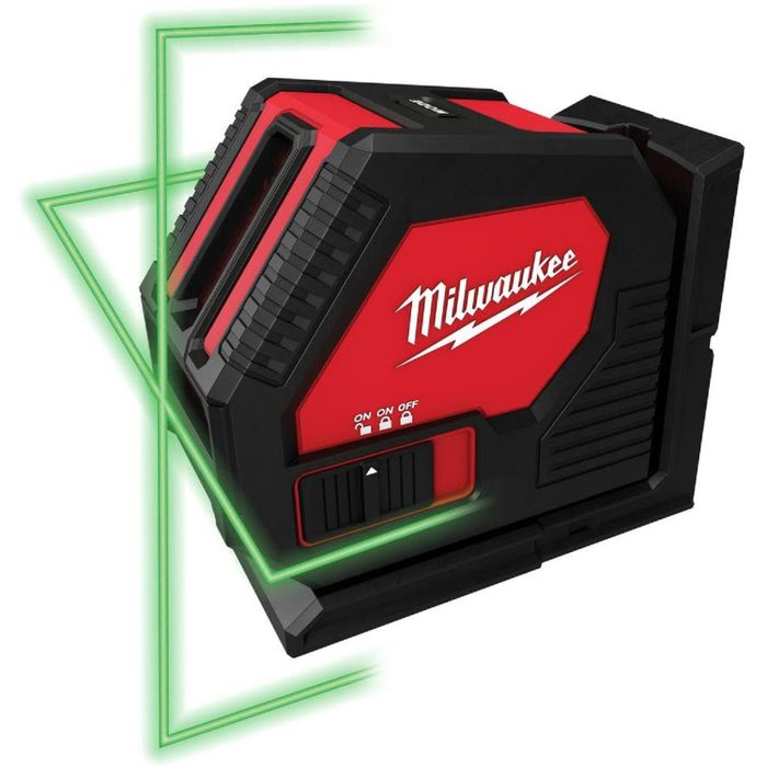 Reviews for Milwaukee Green 100 ft. Cross Line/Plumb Points Rechargeable Laser L