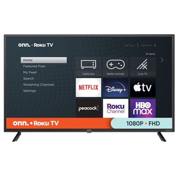 onn. 40" Class FHD (1080P) LED Roku Smart TV HDR (100058007)