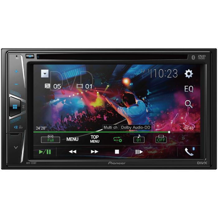 Pioneer AVH-120BT Bluetooth AV Receiver with a 6.2" Screen